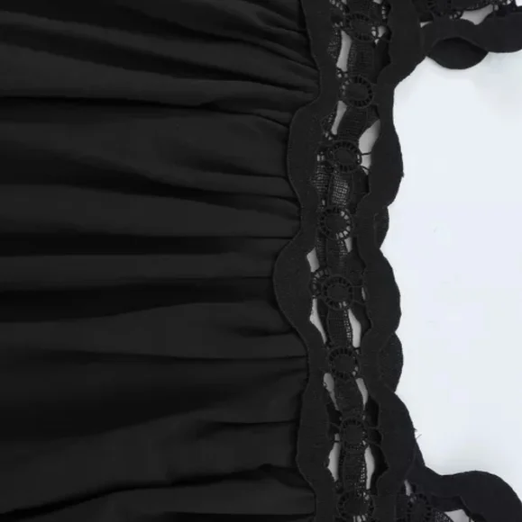 Final price Last one New Crochet trim hollow-out top - Picture 9 of 11